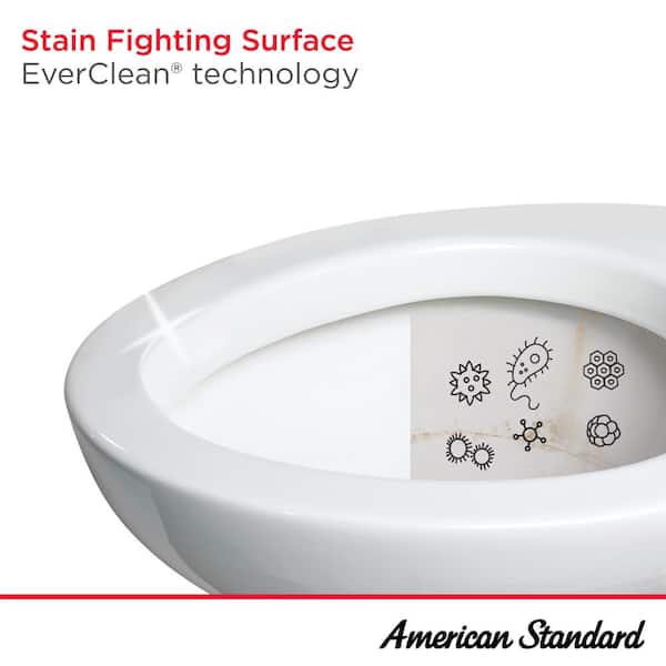 American Standard - Cadet PRO 2-Piece 1.28 GPF Single Flush Chair Height Elongated Toilet with 12 in. Rough-In in White