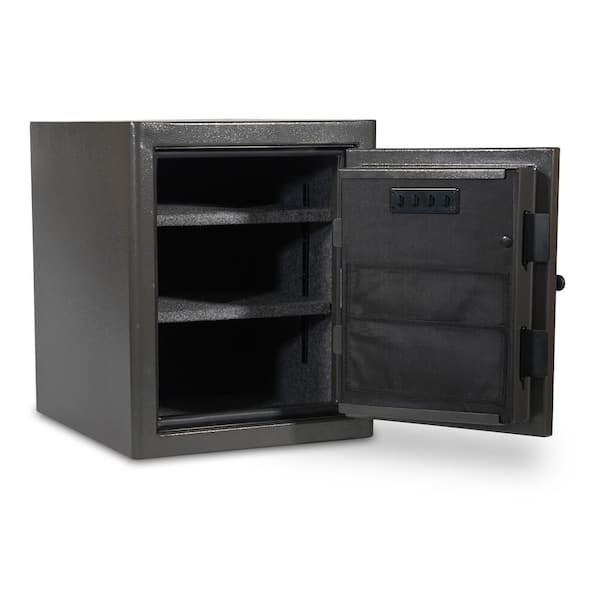 Diamond 2.2 cu. ft. Fireproof/Waterproof Home and Office Safe with Electronic Lock, Dark Gray Hammertone Finish