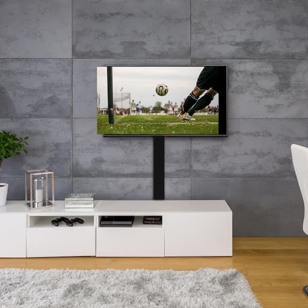 Motorized TV Mount Stand 39.4 in. Fit for 32-70 in. TV Lift with Height Adjust 28.74-68.11 in. with Remote Control