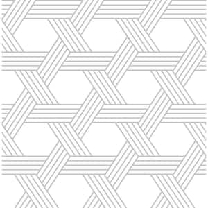 White Illusion Self Adhesive Wallpaper Sample