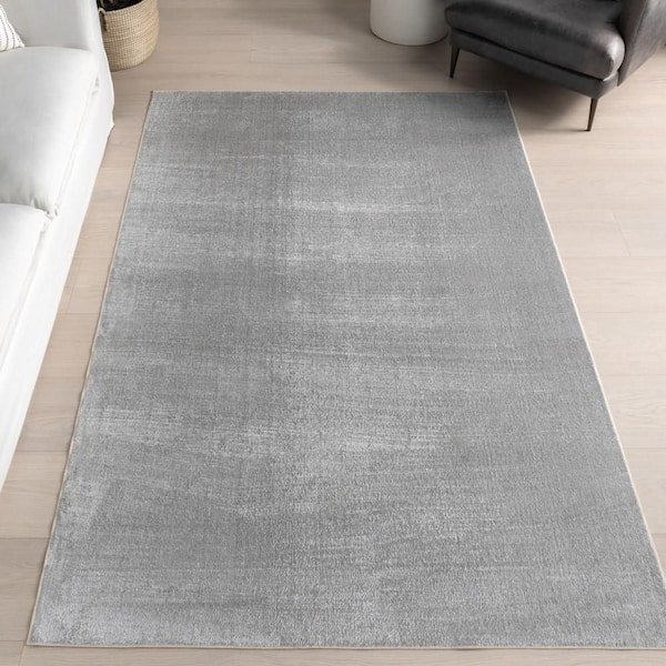 Argelia Solid Machine Washable Area Rug Sage Green 9 ft.  ft. x 12 ft.  ft. Area Rug