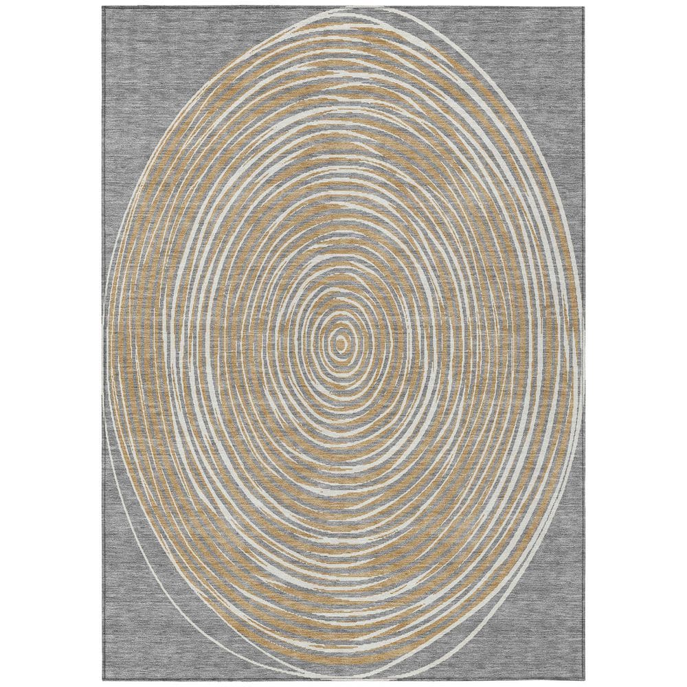 Chantille Machine Washable Indoor/Outdoor Abstract ACN2647 Gray 3 ft. x 4 ft. Area Rug price history on PriceWatchPro