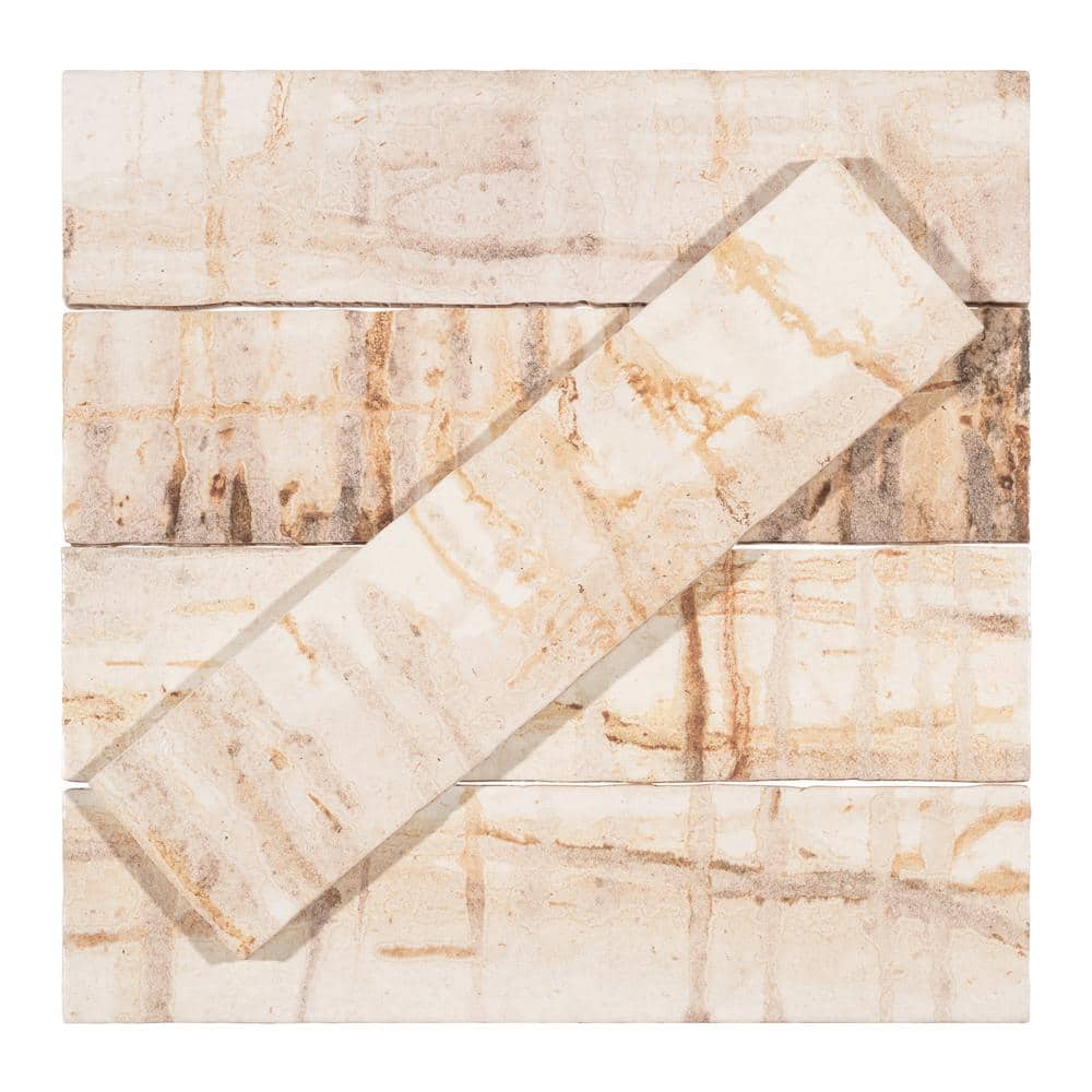 Homage 3" x 12" White Glazed Porcelain Subway Tile
