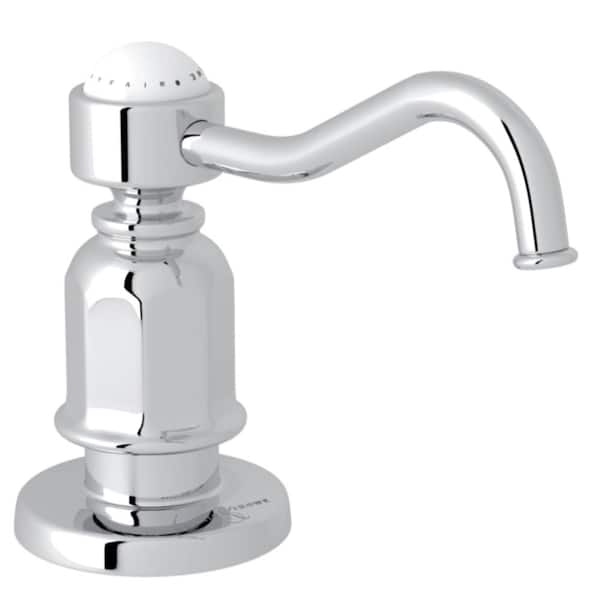 Traditional Deck Mounted Soap Dispenser In Polished Chrome