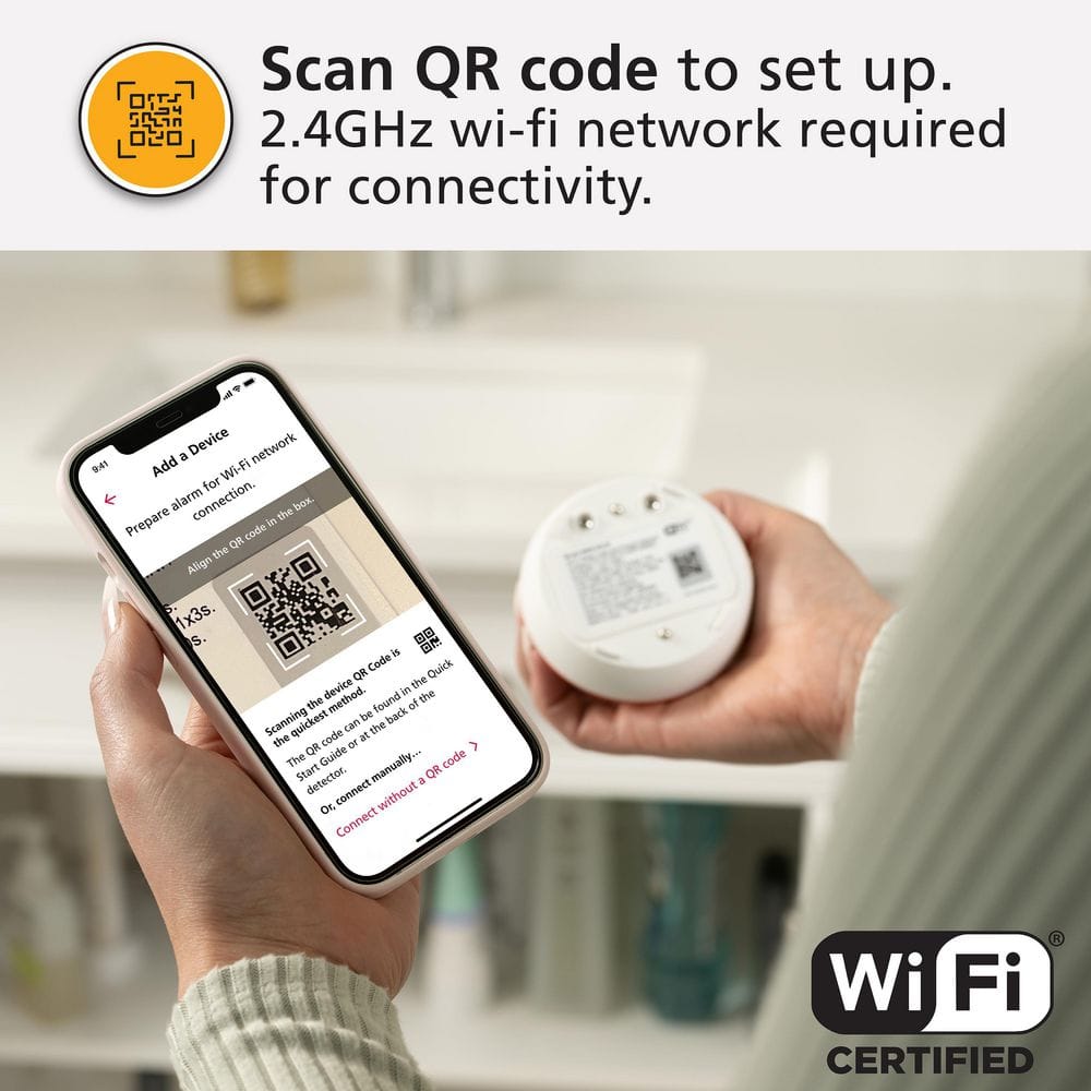 Kidde Battery Powered Smart Water Leak and Freeze Detector