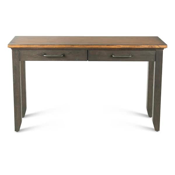 Bear Creek 50 in. Rustic Brown Rectangular Wood Sofa Table