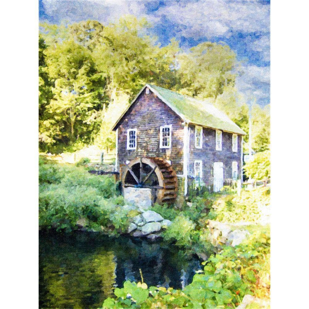 Stoney Brook Mill by Grotto Studios 1 Piece Unframed Graphic Print Nature Poster Art Print 24 in. x 18 in. price history on PriceWatchPro