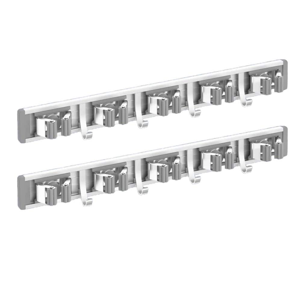 2 Pack Metal Wall Mounted Shed Rack Shed Hook Garage Storage Rack Garden Tool Organizer, Silver price history on PriceWatchPro