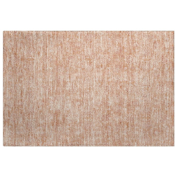 Dream Shag Premium Machine Washable Abstract ADS703 Coral 2 ft. x 3 ft. Accent Rug
