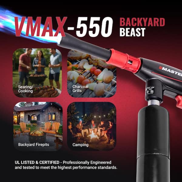Master Appliance VMAX-550 Versatile Propane Torch VMAX-550 - The