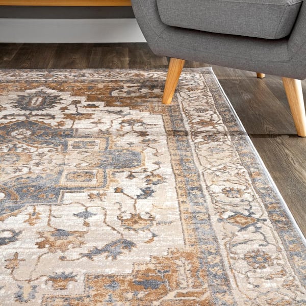 Sian Vintage Beige 8 ft. x 10 ft. Area Rug