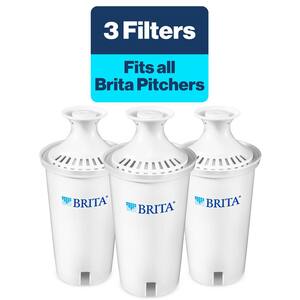 Replacement Water Filter Cartridge for Water Pitcher and Dispensers (3-Pack), BPA Free