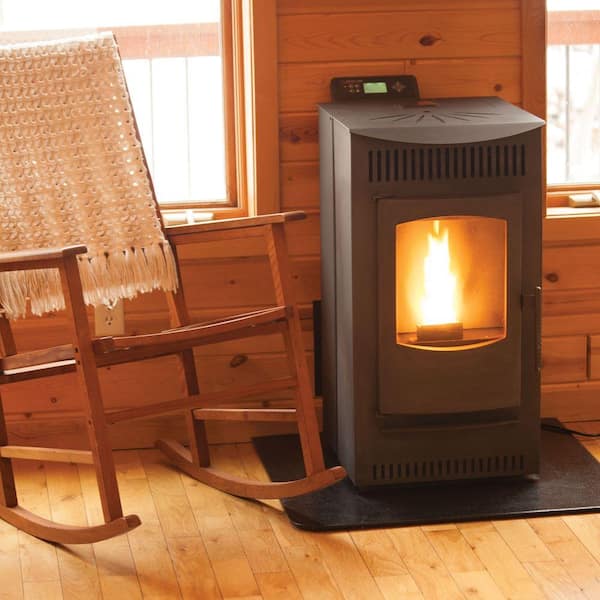Castle 1,500 sq. ft. Pellet Stove with 40 lb. Hopper and Auto Ignition