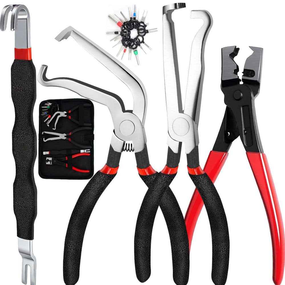 5 pcs electrical disconnect pliers and terminal pin removal tool kit with hose clamp pliers for automotive price history on PriceWatchPro