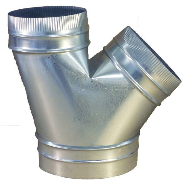 Speedi-Products 10 in. x 8 in. x 8 in. Wye Branch HVAC Duct Fitting