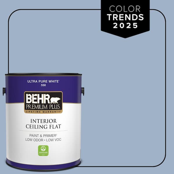BEHR PREMIUM PLUS 1 gal. #S530-3 Aerial View Ceiling Flat Interior Paint