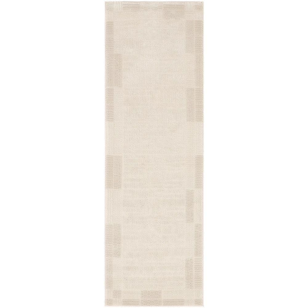 Nordic Ivory Grey 2 ft. x 6 ft. Geometric Contemporary Runner Area Rug price history on PriceWatchPro