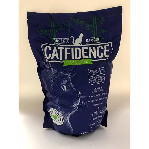 CATFIDENCE ORGANIC BAMBOO CAT LITTER USDA BioBased Certified Bamboo Cat