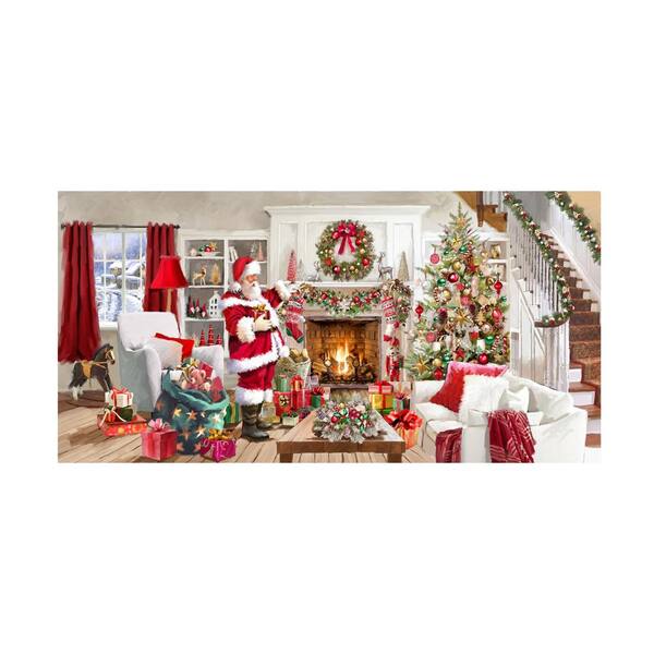 Trademark Fine Art Unframed Home The Macneil Studio 'Santa' Photography Wall Art 10 in. x 19 in. .