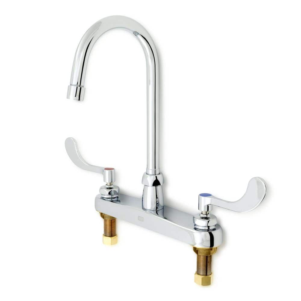 UPC 670240373556 product image for AquaSpec DeckMount Gooseneck Faucet with 2.2 GPM Pressure-Compensating Aerator 5 | upcitemdb.com