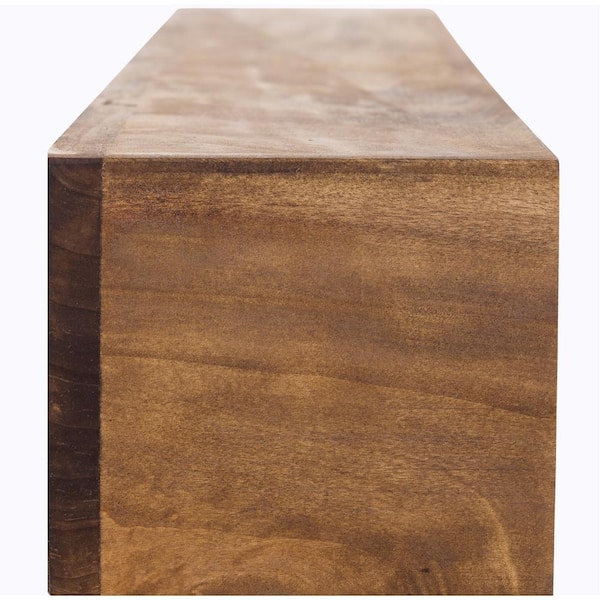 Dogberry Collections Modern Farmhouse 60 in. Aged Oak Mantel  m-farm-6005-agok-none - The Home Depot