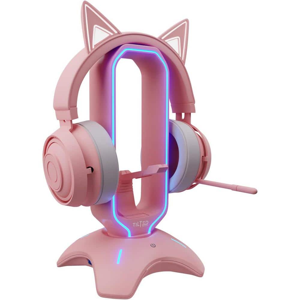 10.51 in. L x 5.24 in. W x 5.24 in. H Headphone Stand with Mouse Bungee and