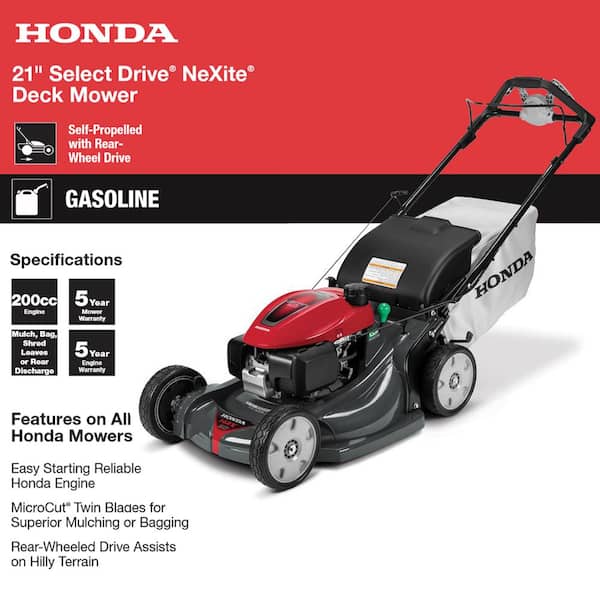 Honda 21 in. Nexite Variable Speed 4-in-1 Gas Walk Behind Self