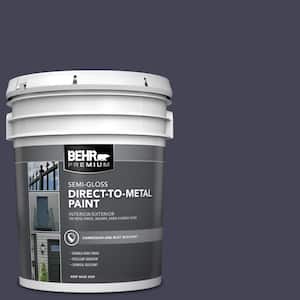 5 gal. #PPU15-19 Black Sapphire Semi-Gloss Direct to Metal Interior/Exterior Paint