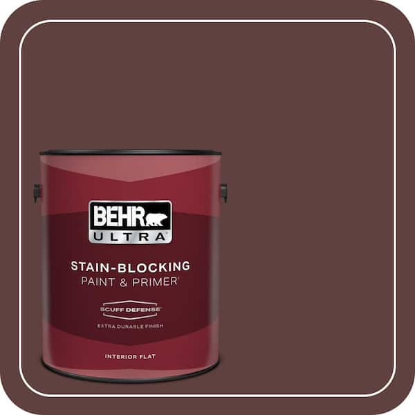BEHR ULTRA 1 gal. #BXC-21 Chicory Root Extra Durable Flat Interior Paint & Primer