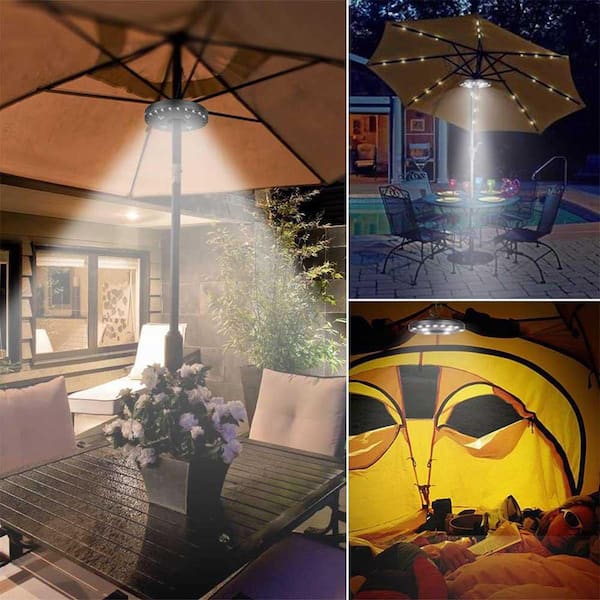 led light bulbs be replaced on a outsunny patio umbrella Solar with Lights Outsunny offers a patio umbrella with solar LED lights Outsunny 9ft Solar LED Patio