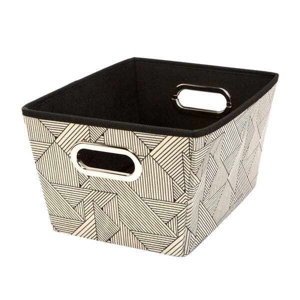 The Macbeth Collection 13 in. D x 10 in. H x 9 in. W Multi-Colored Plastic Cube Storage Bin