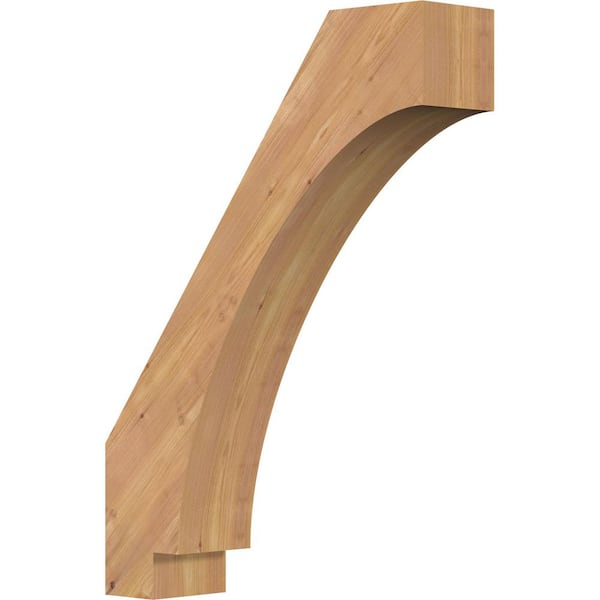 Ekena Millwork 5 1/2"W x 22"D x 30"H Imperial Smooth Knee Brace, Western Red Cedar
