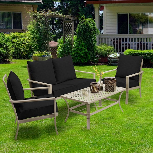 Home Decorators Collection Oak Cliff 24 X Sunbrella Canvas Black Deep Seating Outdoor Lounge Chair Cushion Ah1n821b D9d1 The Depot - 24 Wide Outdoor Chaise Lounge Cushions Home Decorators Collection Oak Cliff 24 X Sunbrella Canvas Black Deep Seating Outdoor Lounge Chair Cushion Ah1n821b D9d1 The Depot - 24 Wide Outdoor Chaise Lounge Cushions