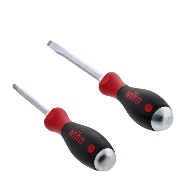 Wiha 2-Piece Soft Finish XHeavy Duty Slotted and Phillips