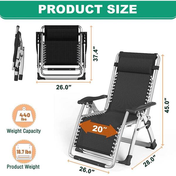 lightest weight zero gravity chair