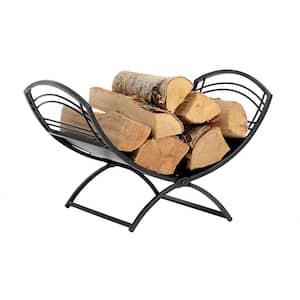 1 ft. D x 1 ft. H x 2 ft. W Classic Decorative Steel Firewood Rack with No Assembly Required