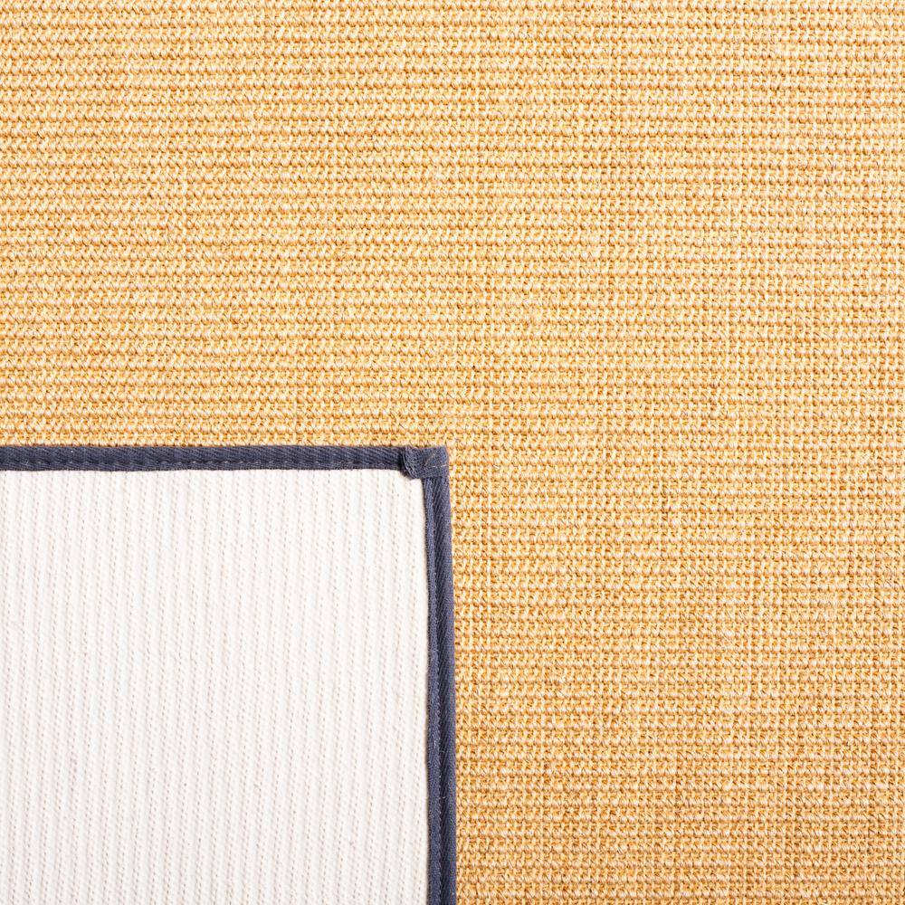 Natural & Gray Handmade Wool Cotton Silk 6' x 9' Area Rug