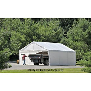 30 ft. W x 40 ft. H Enclosure Kit for Ultra Max Industrial Canopy in White (Canopy and Frame Not Included)