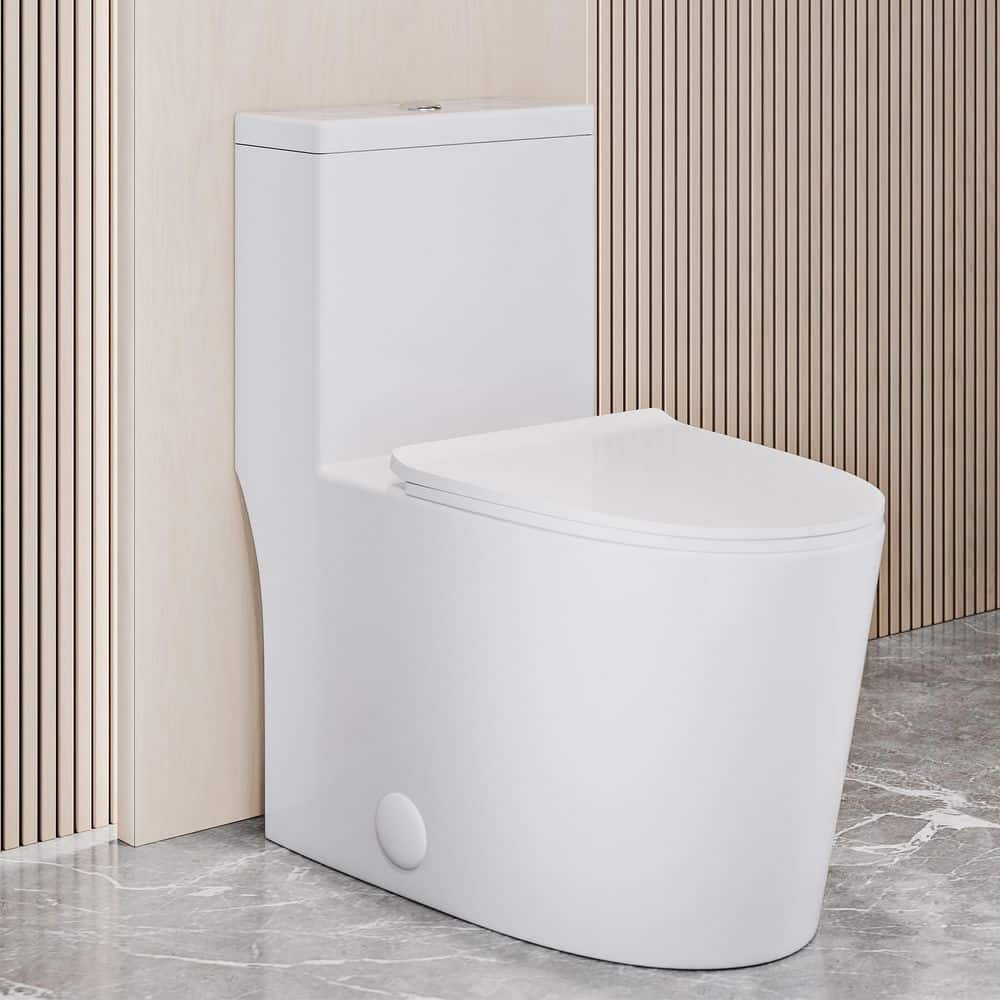 Swiss Madison 1-Piece 1.1 GPF Single Flush Dreux High Efficiency