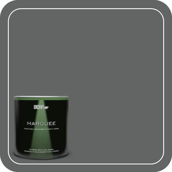 BEHR MARQUEE 1 qt. Home Decorators Collection #HDC-MD-28 Cordite Semi-Gloss Enamel Exterior Paint & Primer