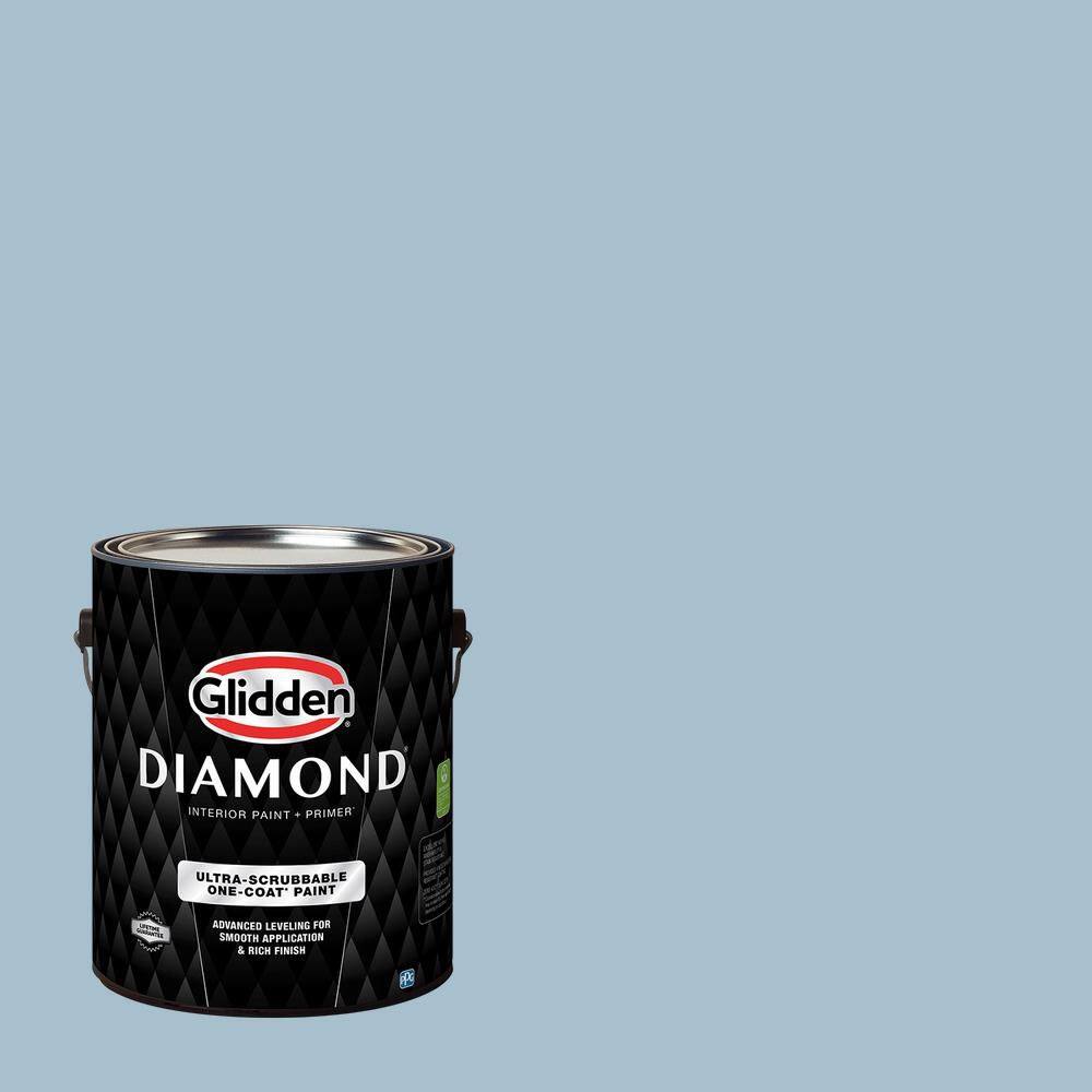 PRESTIGE Interior Paint & Primer In One, Satin Finish, Blue Sky Color, 1 Gallon