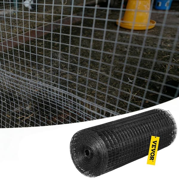 Hardware Cloth 1 in. Mesh 36 in. x 50 ft. Galvanized Steel Vinyl Coated 16 gal. Chicken Wire for Garden Fencing