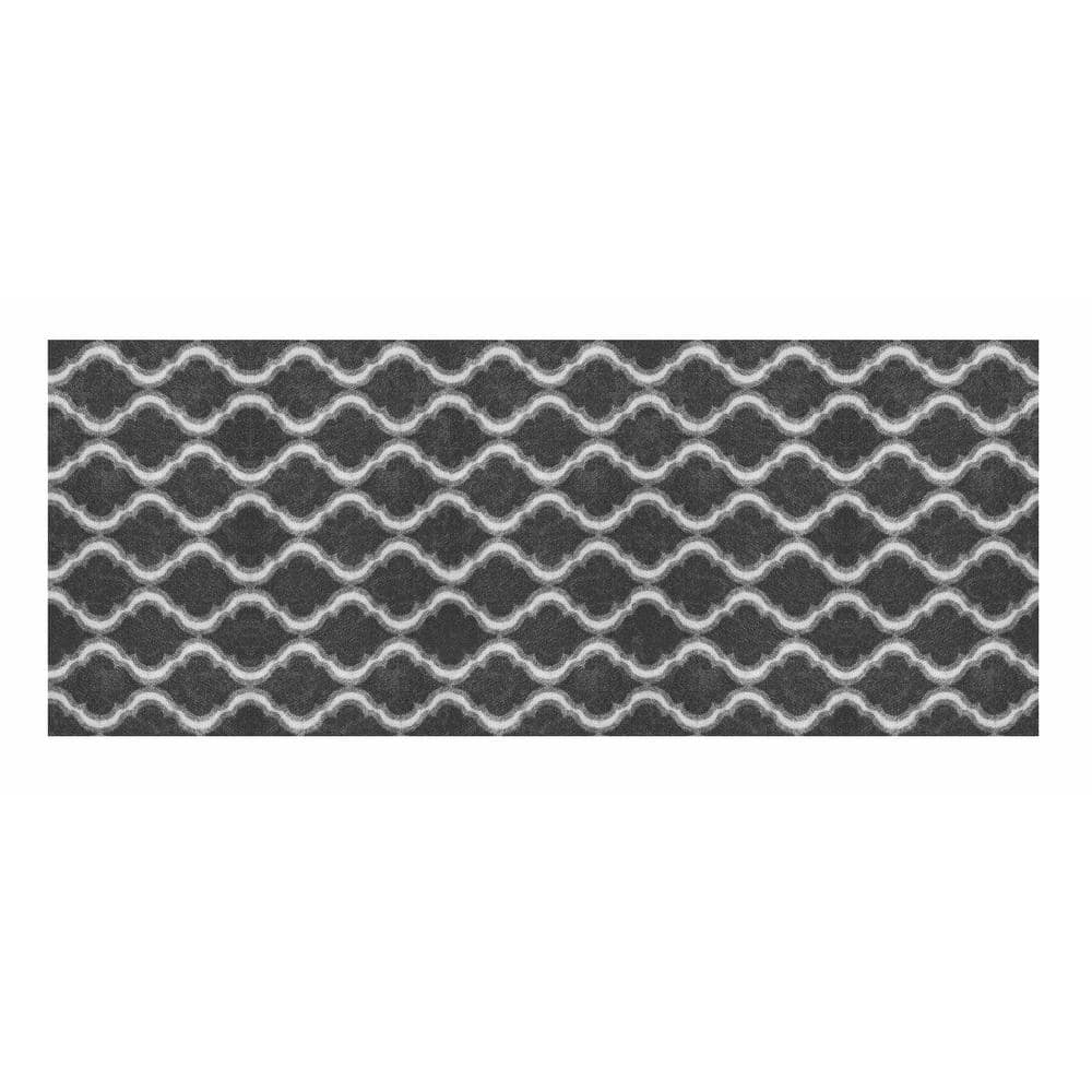 TrafficMaster Trellis Grey 2 ft. 6 in. x 4 ft. Accent Rug MT1004725 - The  Home Depot