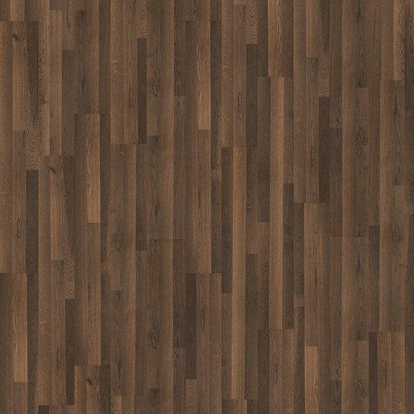 Pergo Take Home Sample - Junction Brown Oak Water Resistant Laminate Wood Flooring