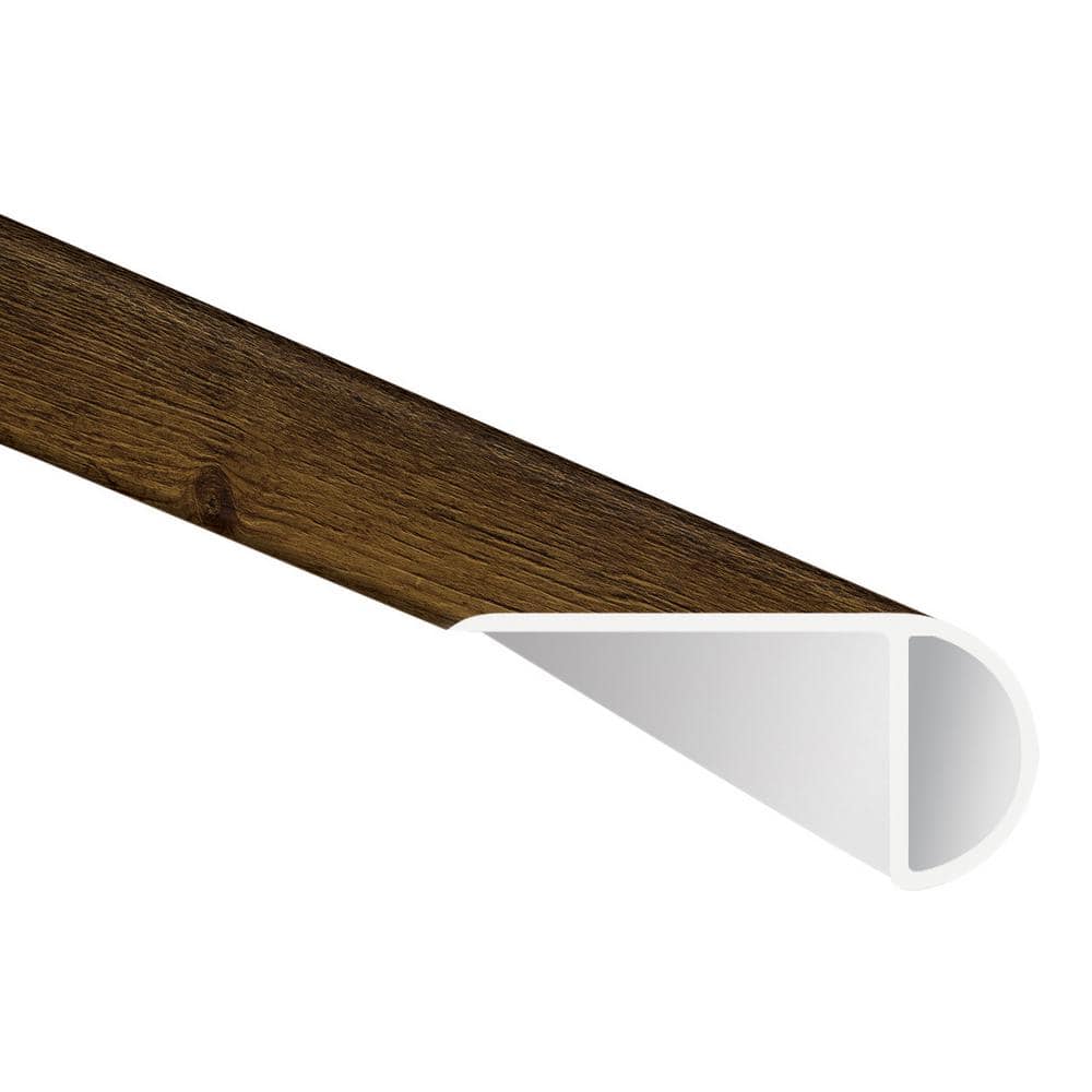 Walnut Drift 1 in. T x 2.23 in. W x 94 in. L Luxury Vinyl Overlapping Stair Nose Molding price history on PriceWatchPro