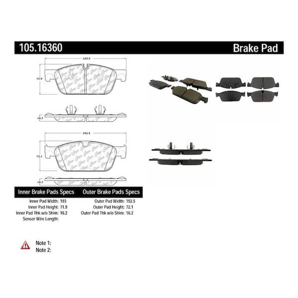 Centric Parts Disc Brake Pad Set