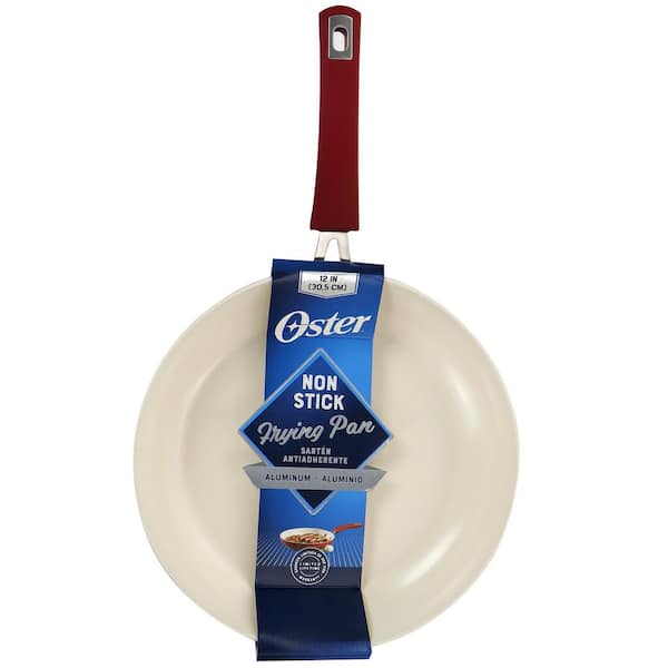 Oster Claybon 12 Inch Nonstick Frying Pan In Speckled Red : Target