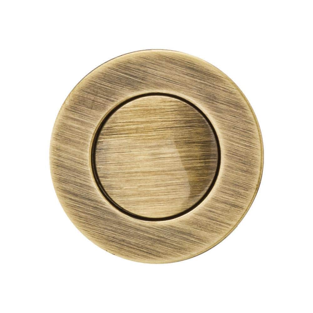 "EasyPOPUP Pop-Up Drain, Easy Install/Remove Stopper, Gray ABS Body w/o Overflow, 1.6-2"" Sink Hole, Antique Brass" price history on PriceWatchPro