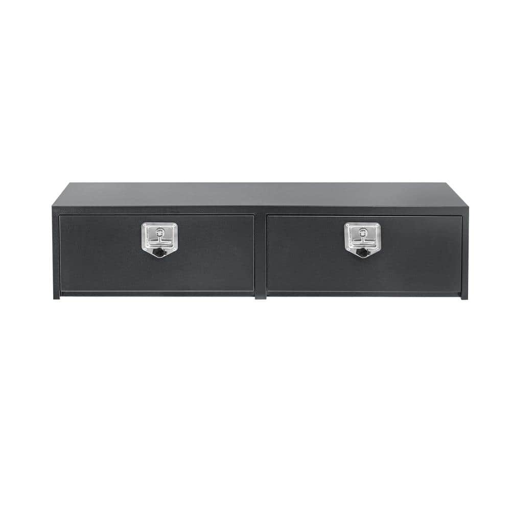 "48""x 16""x 13"" Black Steel Underbody Truck Tool Box, Truck Bed & Underbelly RV Storage Box, Locking t-Latch" price history on PriceWatchPro