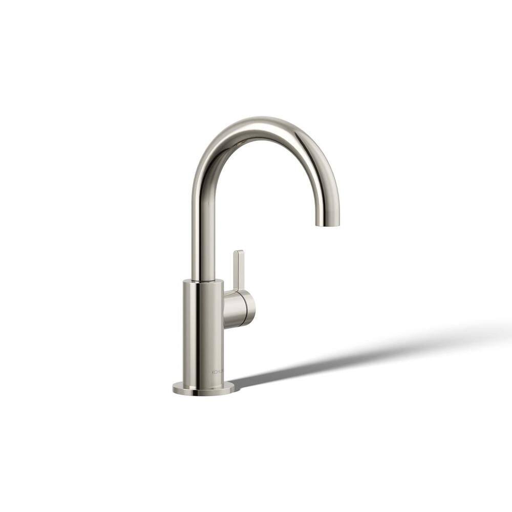 Components 1 Handle Beverage Faucet with 360 Degree Swivel Faucet in Vibrant Polished Nickel price history on PriceWatchPro